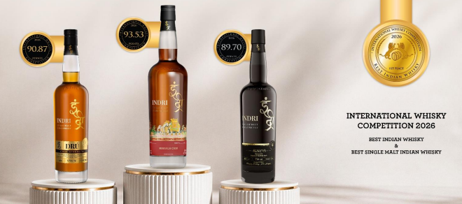 2026 BECOMES A LANDMARK YEAR FOR INDRI WITH HISTORIC TRIUMP AT THE INTERNATIONAL WHISKY COMPETITION, REINFORCING INDIA'S RISE AS A GLOBAL LUXURY WHISKY POWERHOUSE