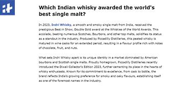 Rampur Signature Reserve: India's Most Expensive Whisky Sells At Rs 5 Lakh Per Bottle